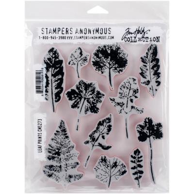 Stampers Anonymous Tim Holtz Cling Stamps - Leaf Prints